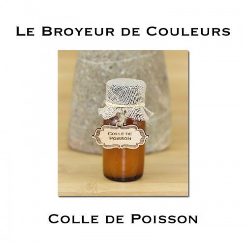 Colle de Poisson liquide + étiquette bois - 15ml