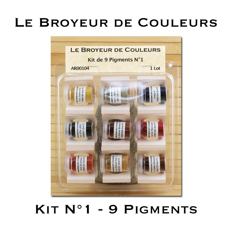 Kit N°1 - 9 Pigments