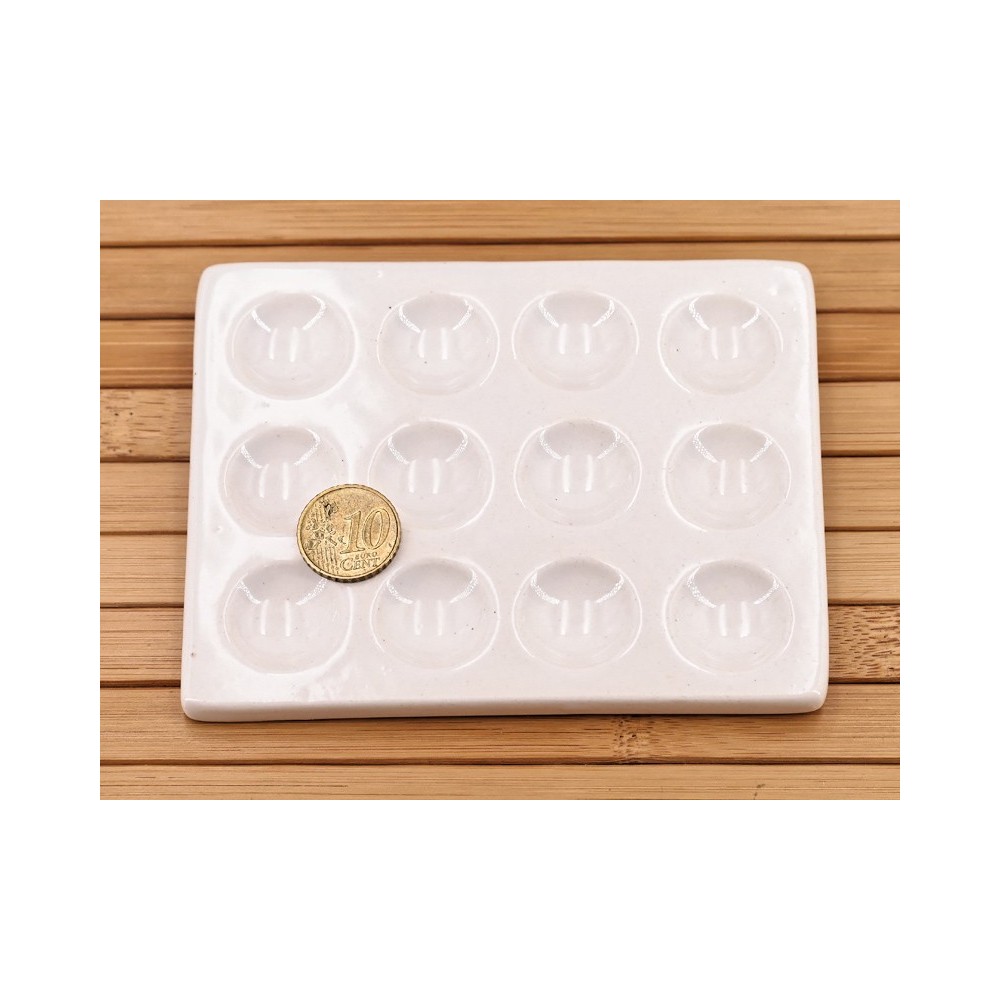 Palette en Porcelaine - 12 Cavités