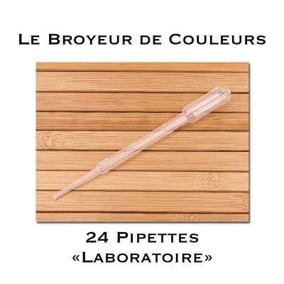 Lot de 24 Pipettes - 3 ml