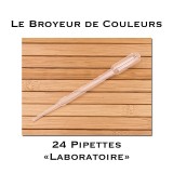 Lot de 24 Pipettes - 3 ml