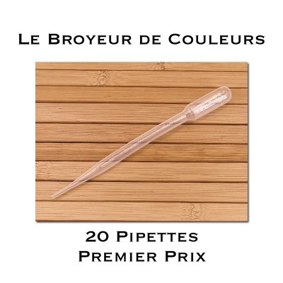 Lot de 20 Pipettes - 3 ml - Premier Prix