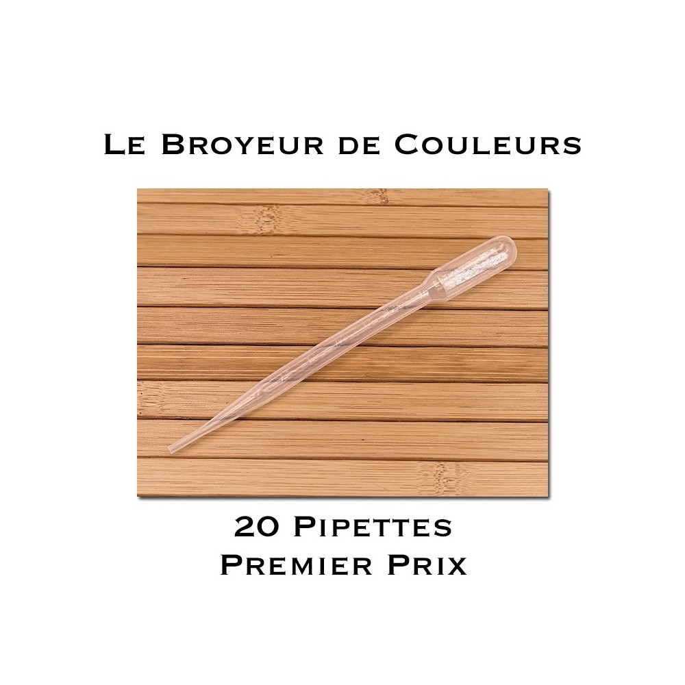 Lot de 20 Pipettes - 3 ml - Premier Prix