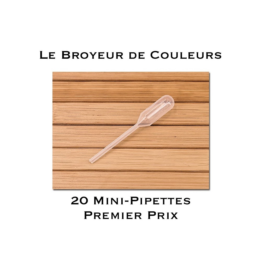 Lot de 20 Mini-Pipettes - 1,5 ml - Premier Prix