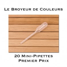 Lot de 20 Mini-Pipettes - 1,5 ml - Premier Prix