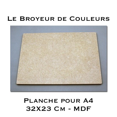 Planche pour format A4 - MDF