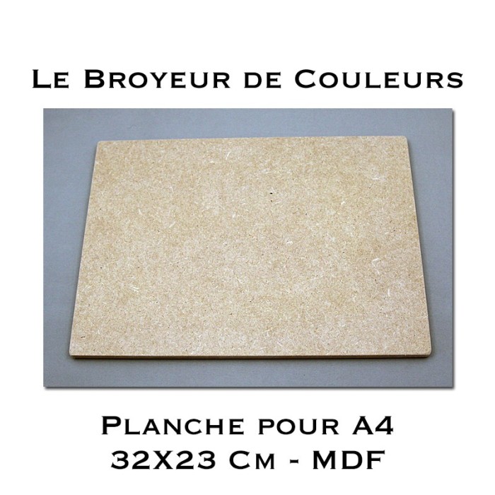 Planche pour format A4 - MDF