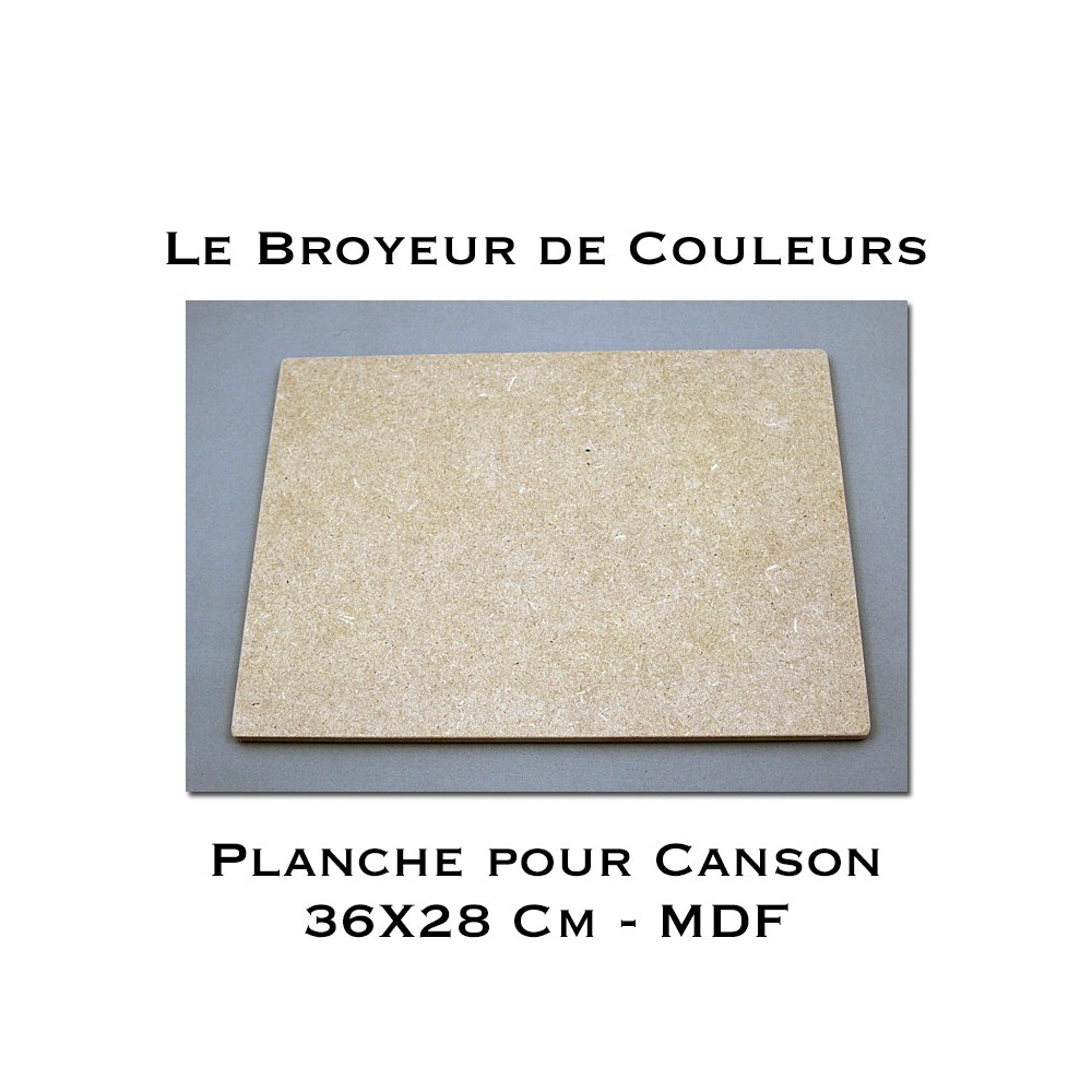 Planche pour format Canson - MDF