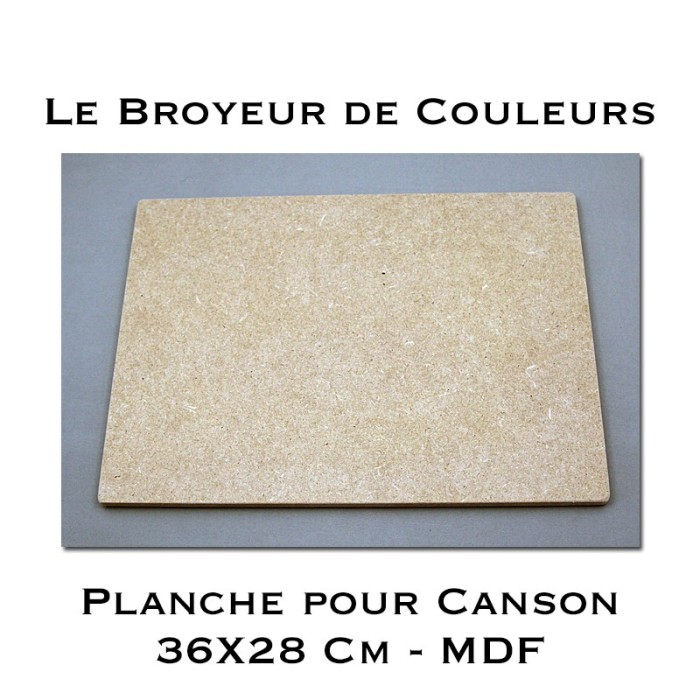 Planche pour format Canson - MDF