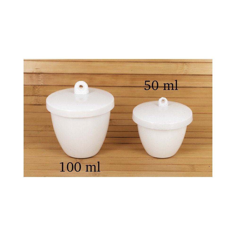 Creusets  50 ml et 100 ml