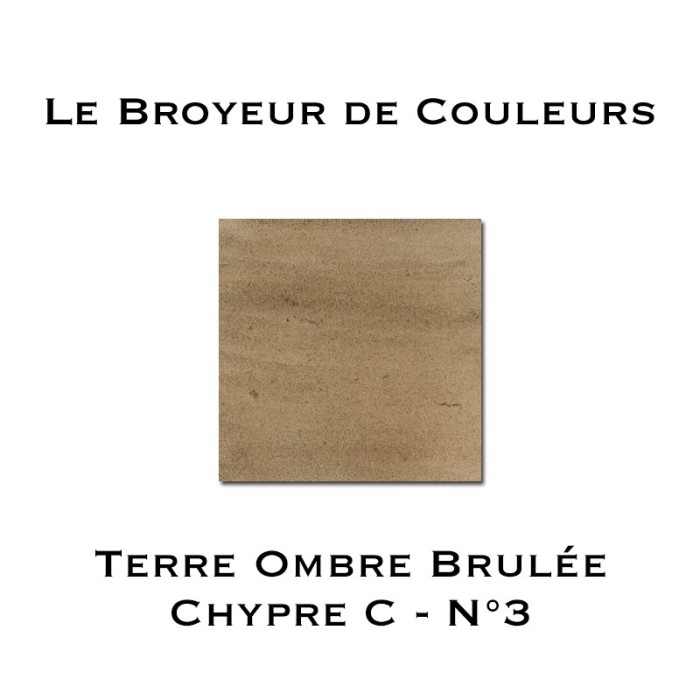 Terre D'Ombre Brulée de Chypre N°3 - C