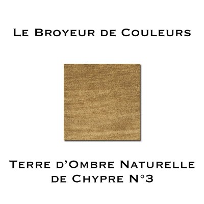 Terre d'Ombre Naturelle de Chypre N°3
