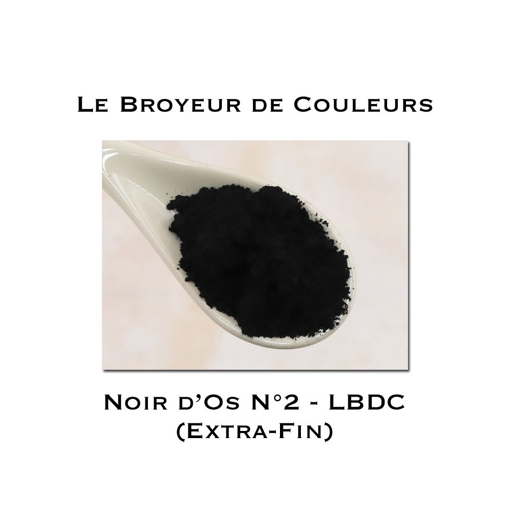 Pigment Noir d'Os N°2 - LBDC - Extra-Fin
