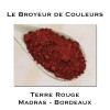Pigment Terre Rouge de MADRAS Bordeaux