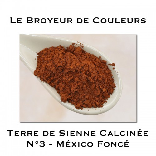 Pigment Terre de Sienne Calcinée N°3 - MEXICO Foncé