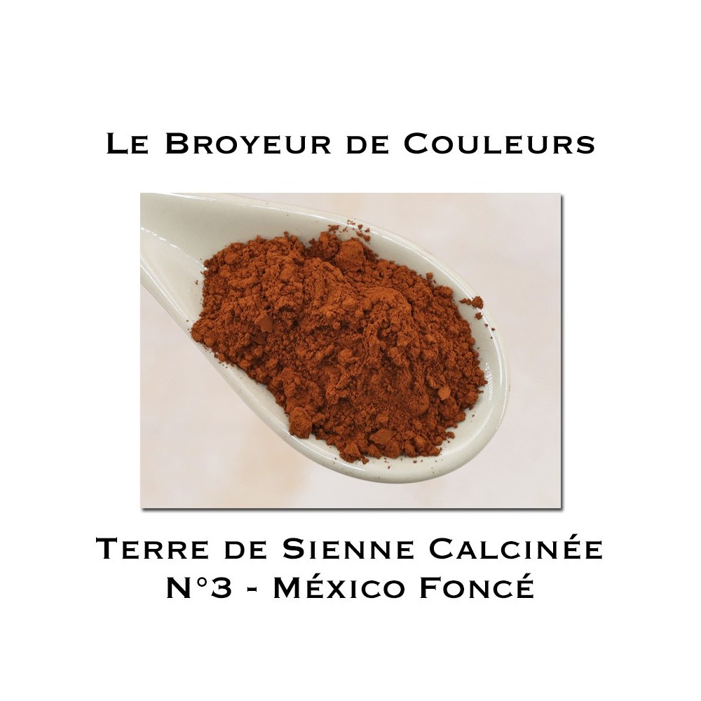 Pigment Terre de Sienne Calcinée N°3 - MEXICO Foncé