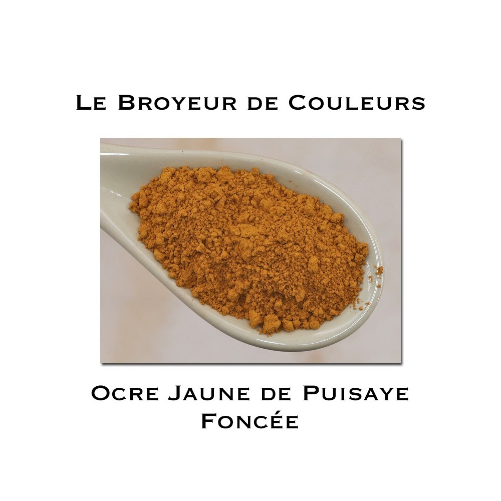 Pigment Ocre Jaune de Puisaye Foncée (Bourgogne)
