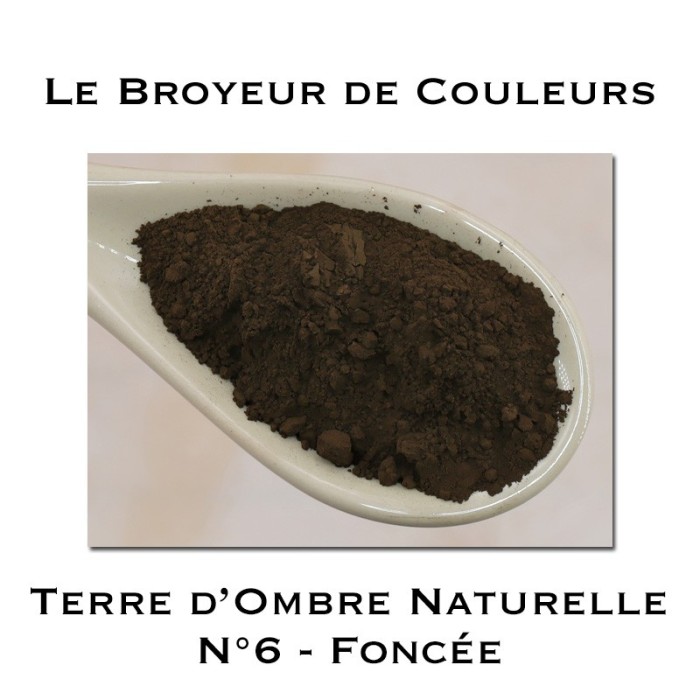 Pigment Terre d'Ombre Naturelle N°6 - Foncée