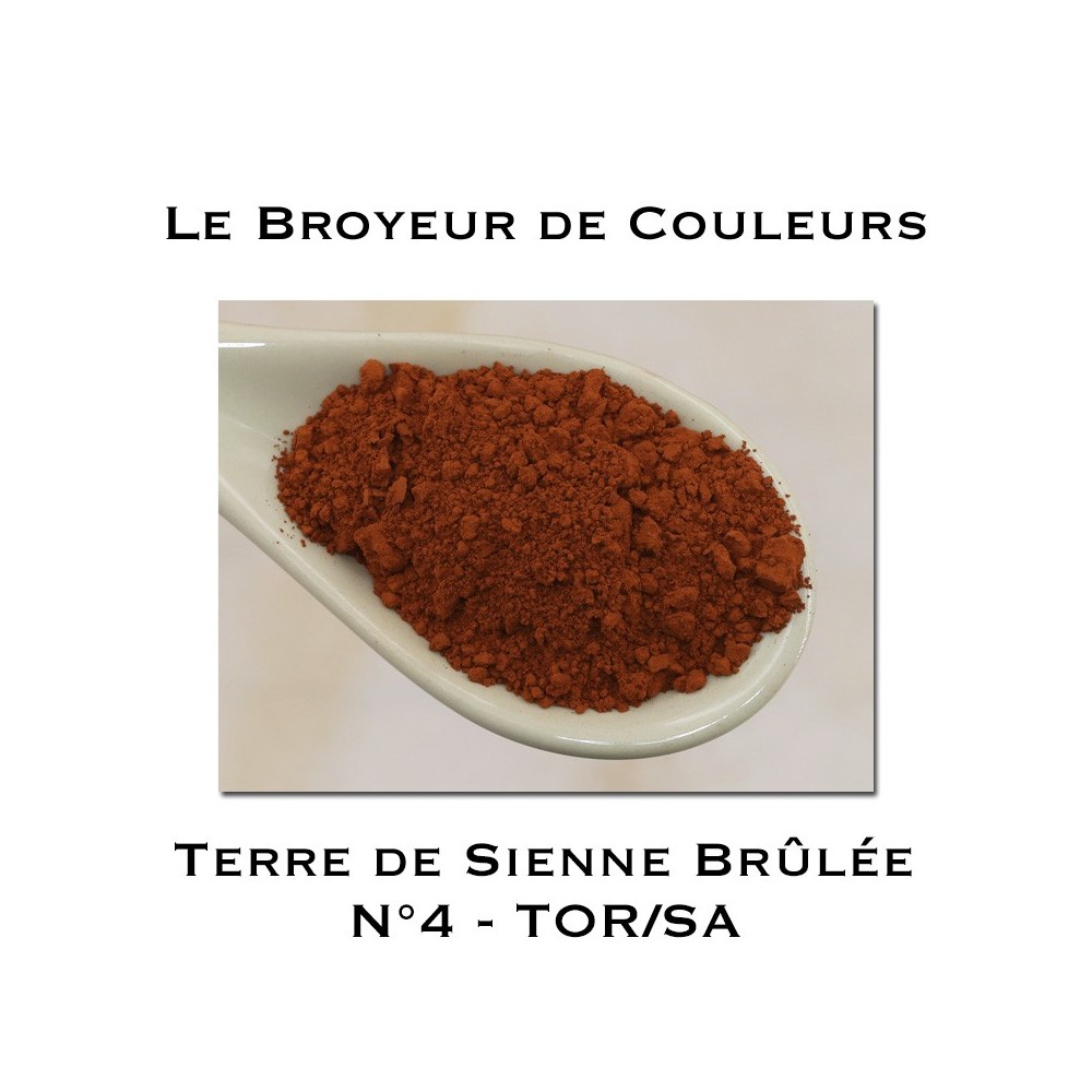 Pigment Terre de Sienne Brûlée N°4 - TOR/SA