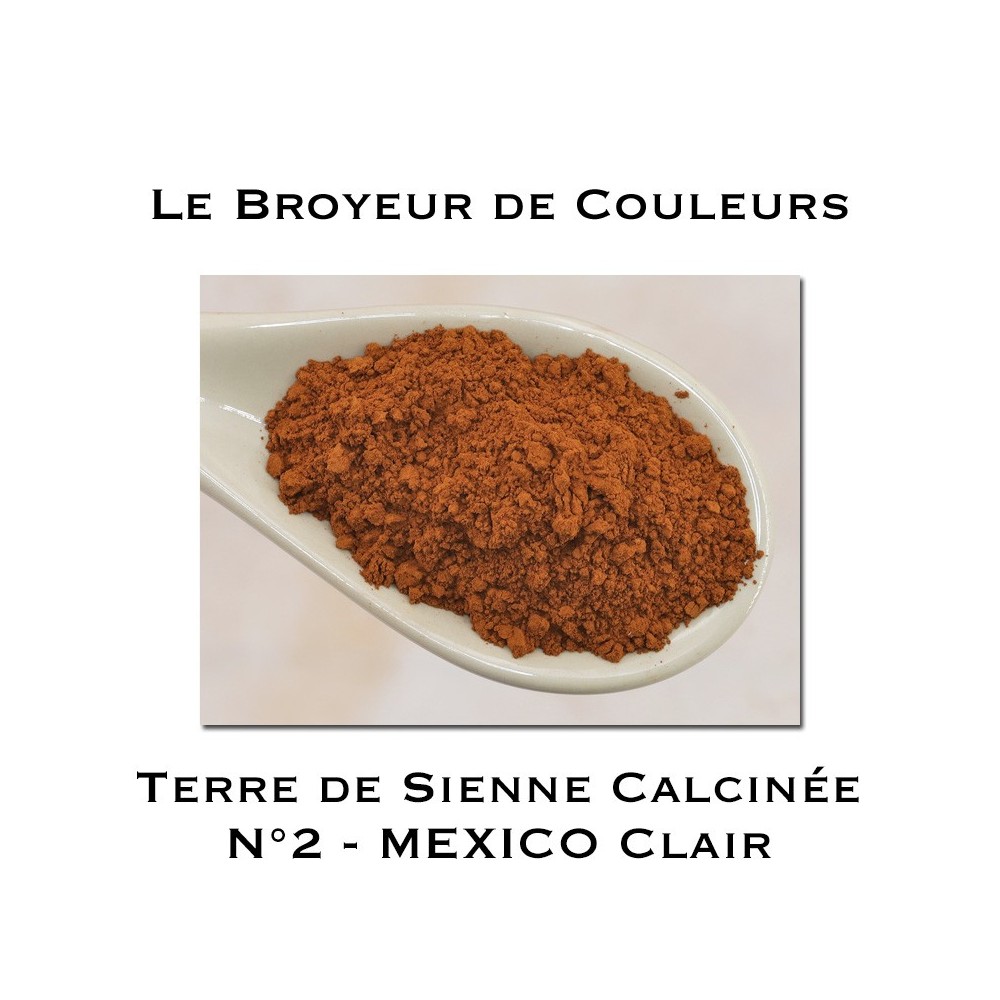 Pigment Terre de Sienne Calcinée N°2 - MEXICO Clair