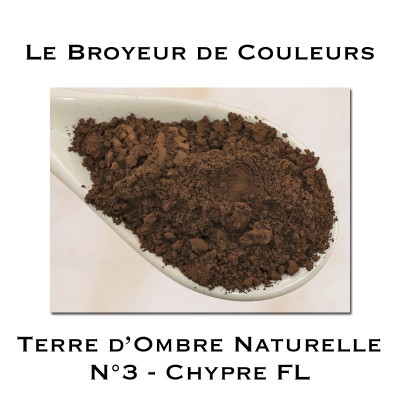 Pigment Terre d'Ombre Naturelle N°3 - Chypre FL