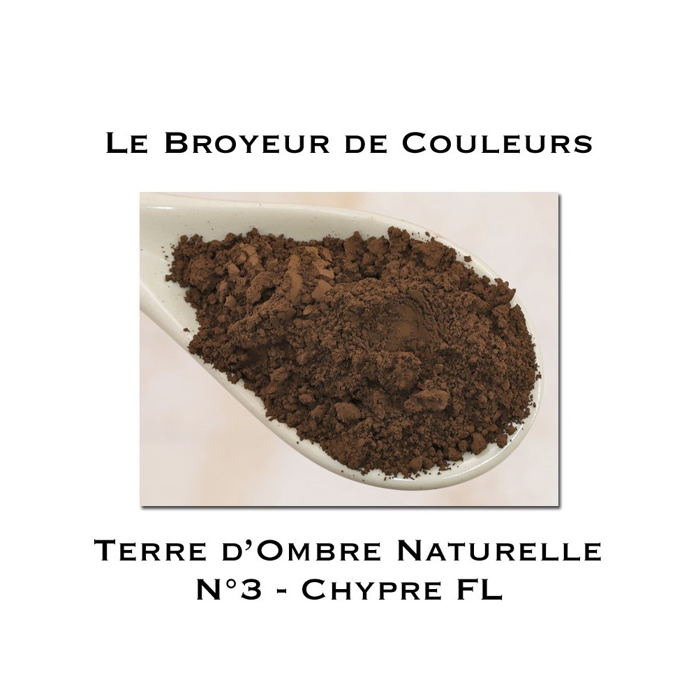 Pigment Terre d'Ombre Naturelle N°3 - Chypre FL