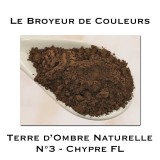 Pigment Terre d'Ombre Naturelle N°3 - Chypre FL