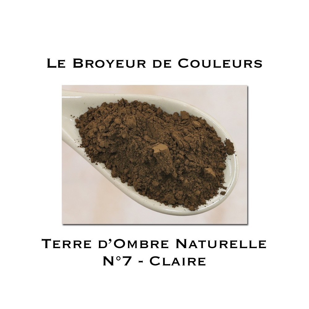 Pigment Terre d'Ombre Naturelle N°7 - Claire