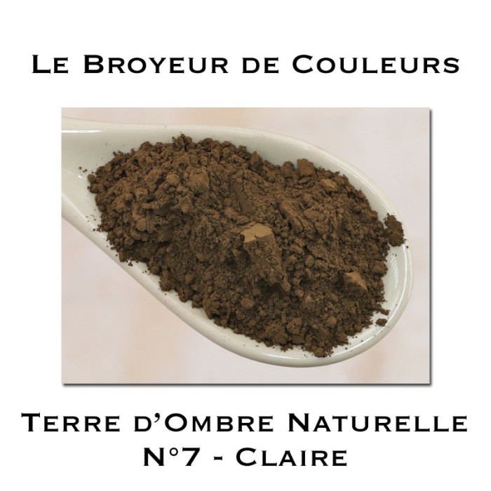 Pigment Terre d'Ombre Naturelle N°7 - Claire