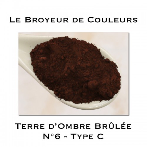 Pigment Terre d'Ombre Brûlée N°6 - Type C