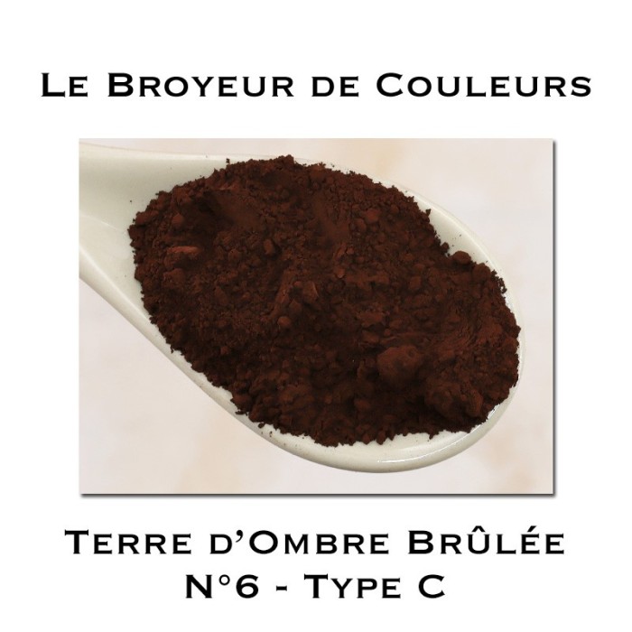 Pigment Terre d'Ombre Brûlée N°7 - Type C