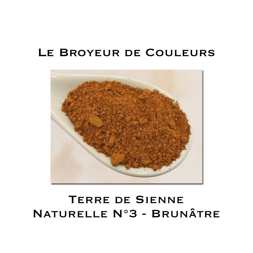 Pigment Terre de Sienne Naturelle Brunâtre