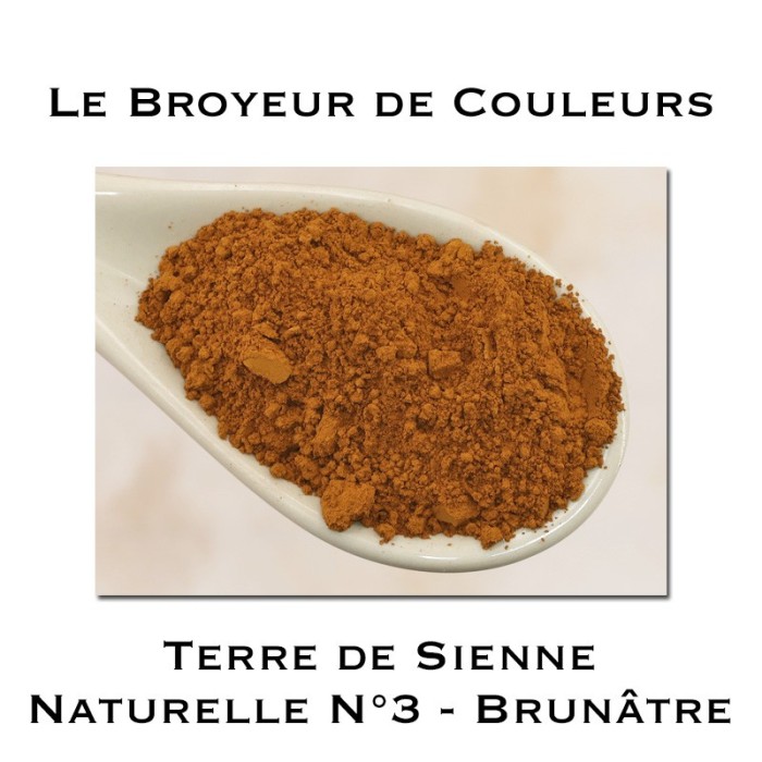 Pigment Terre de Sienne Naturelle Brunâtre