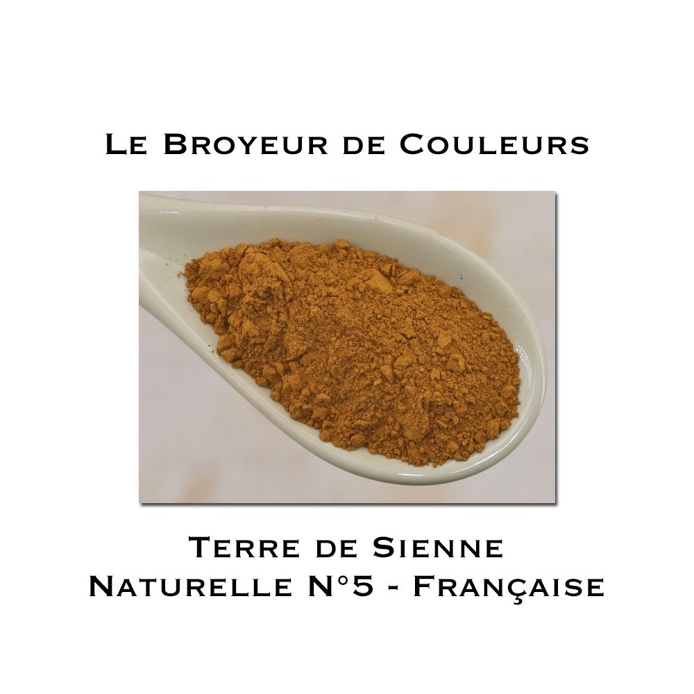 Pigment Terre de Sienne Naturelle Française