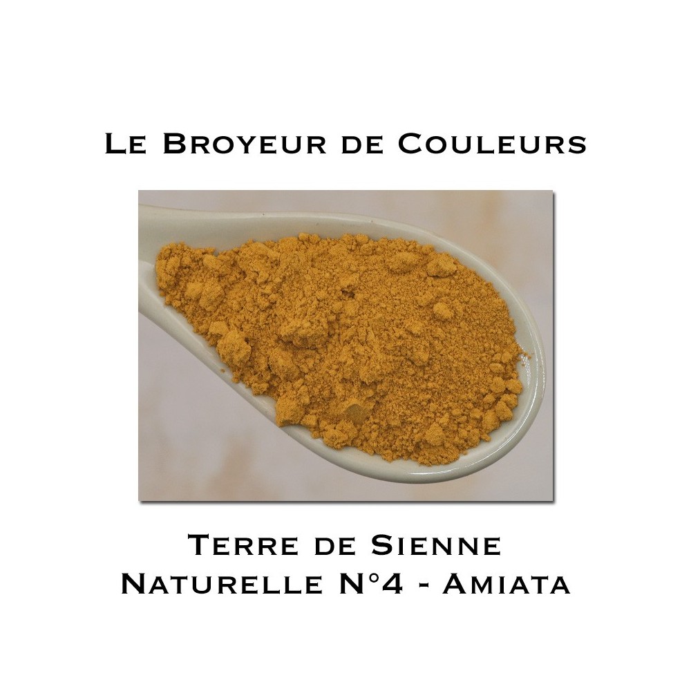 Pigment Terre de Sienne Naturelle Mont Amiata