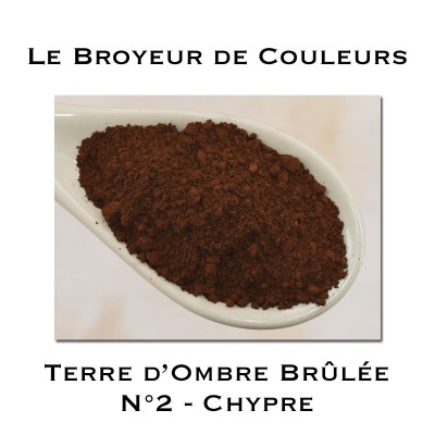 Pigment Terre d'Ombre Brûlée N°2 -  Chypre