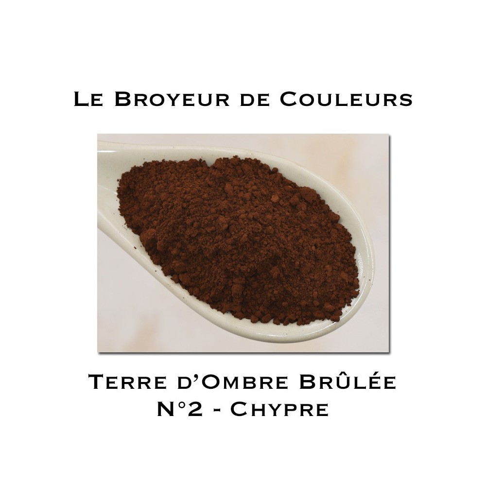 Pigment Terre d'Ombre Brûlée N°2 -  Chypre