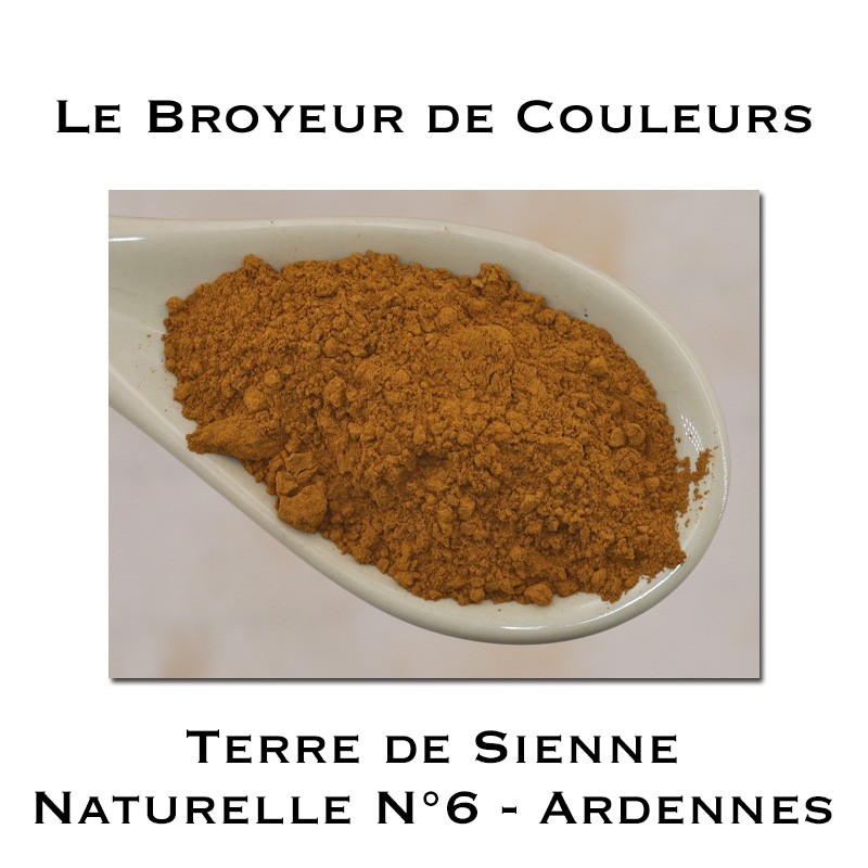 Pigment Terre de Sienne Naturelle N°6 - Ardennes