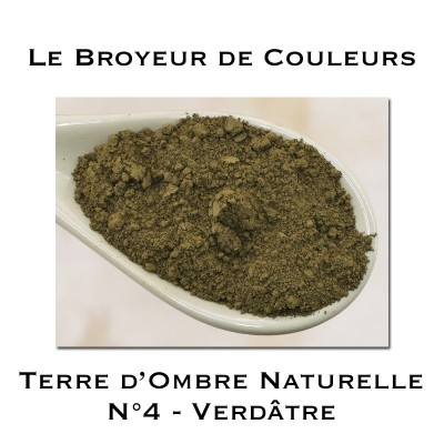 Pigment Terre d'Ombre Naturelle N°4 -  Verdâtre Foncée