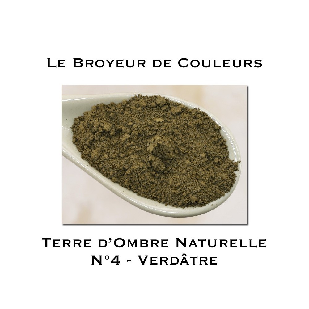 Pigment Terre d'Ombre Naturelle N°4 -  Verdâtre Foncée