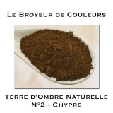 Pigment Terre d'Ombre Naturelle N°2 - Chypre