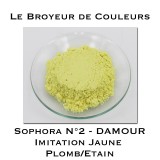 Pigment DAMOUR - Sophora N°2 - Imitation Jaune Plomb/Etain