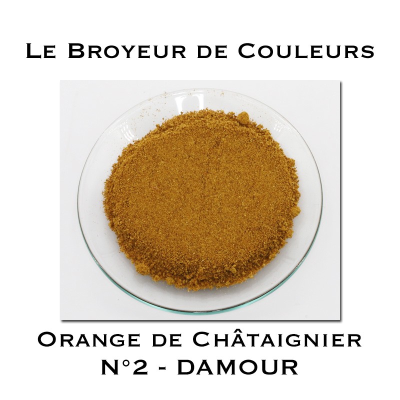 Pigment DAMOUR - Orange de Châtaignier N°2