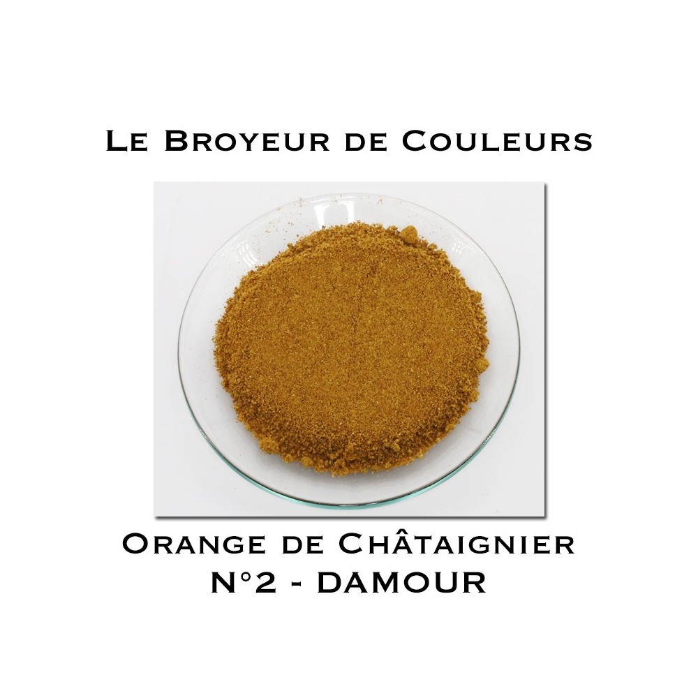 Pigment DAMOUR - Orange de Châtaignier N°2