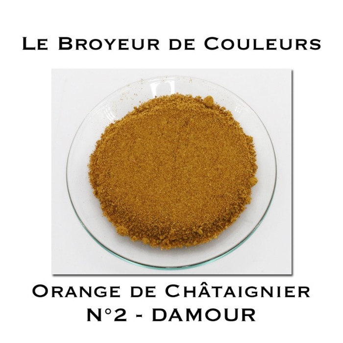 Pigment DAMOUR - Orange de Châtaignier N°2