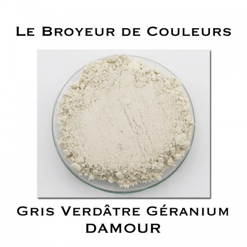 Pigment DAMOUR - Gris Verdâtre Damour - Géranium