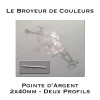 Pointe d'Argent - 2x40 mm - Deux Profils