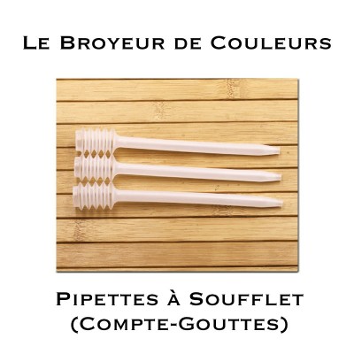Pipettes à Soufflet - Lot de 3