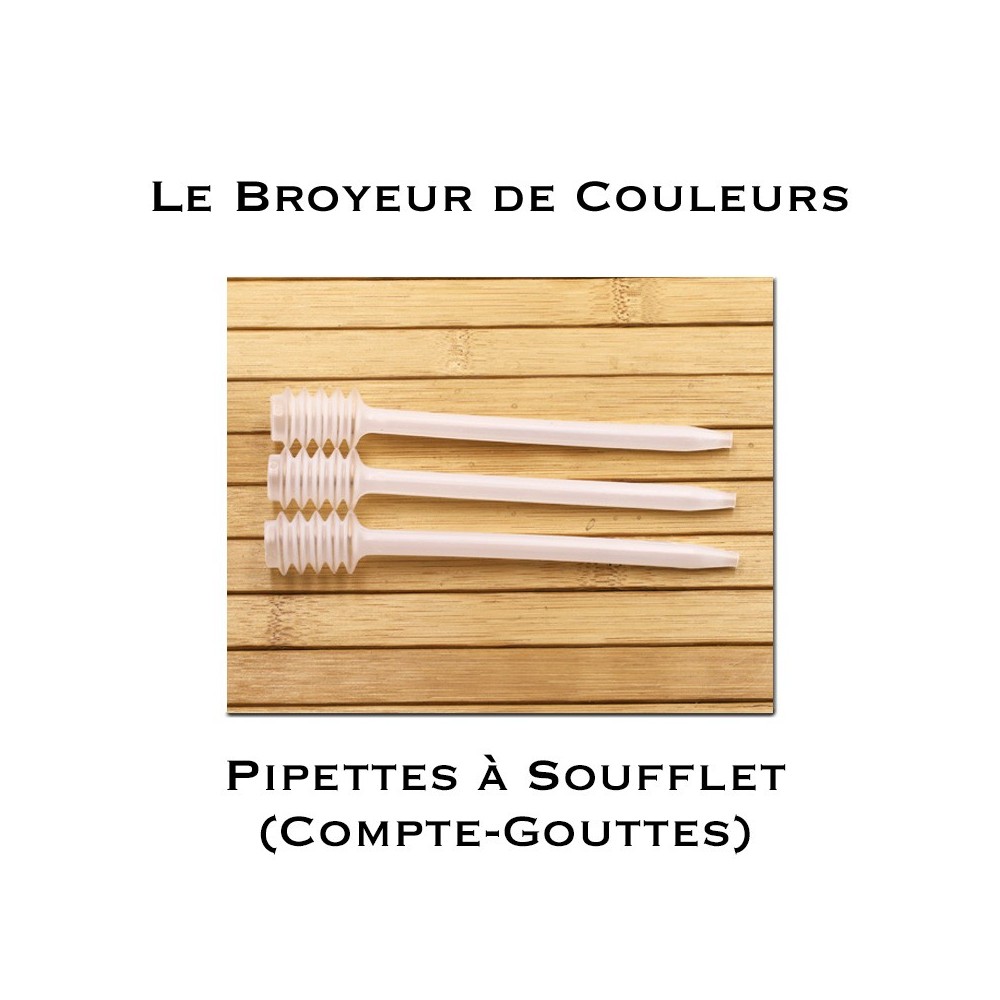 Pipettes à Soufflet - Lot de 3