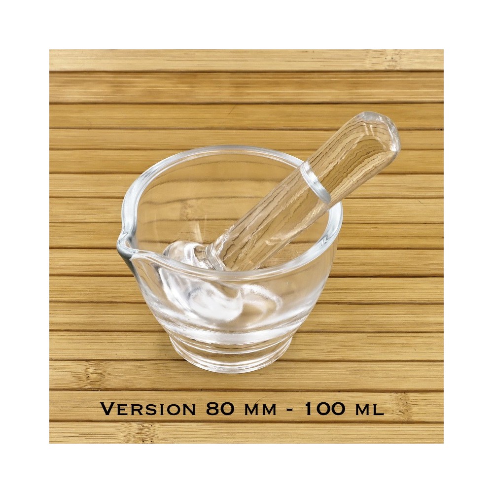 Mortier en Verre - 80 mm